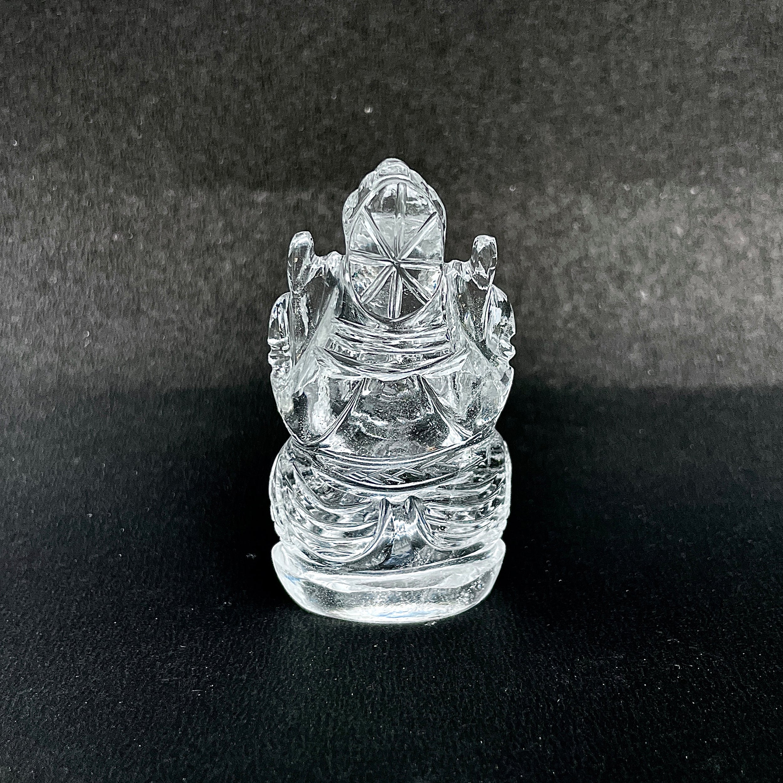 รูปเคารพพระพิฆเนศคริสตัลควอตซ์ 311.5 กะรัต สูง 6.6 ซม.(CST-MRT-125.)