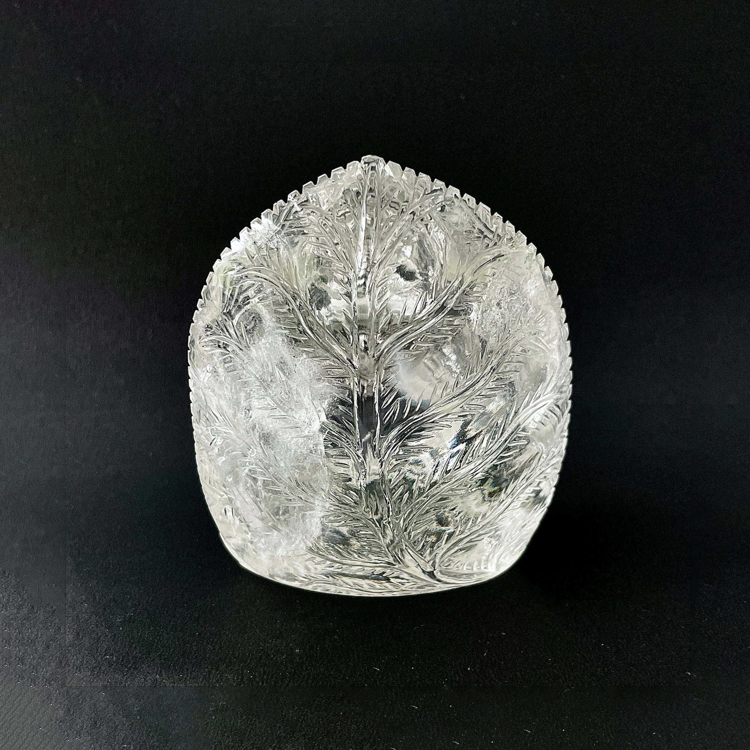 รูปเคารพพระพิฆเนศคริสตัลควอตซ์ น้ำหนัก 2687 กะรัต สูง 9.6 ซม.(CST-MRT-152.)