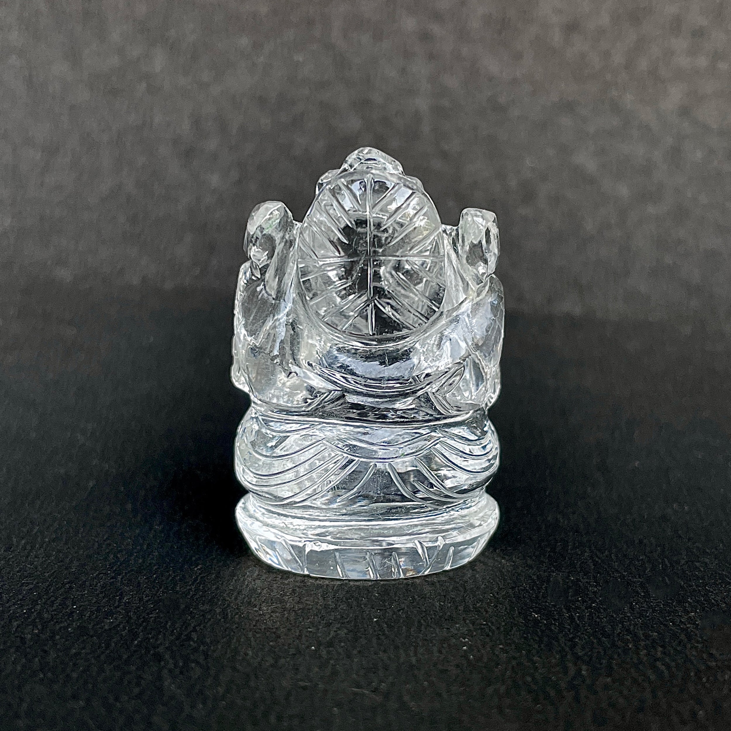 รูปเคารพพระพิฆเนศคริสตัลควอตซ์ 150.5 กะรัต สูง 3.8 ซม.(CST-MRT-23.)