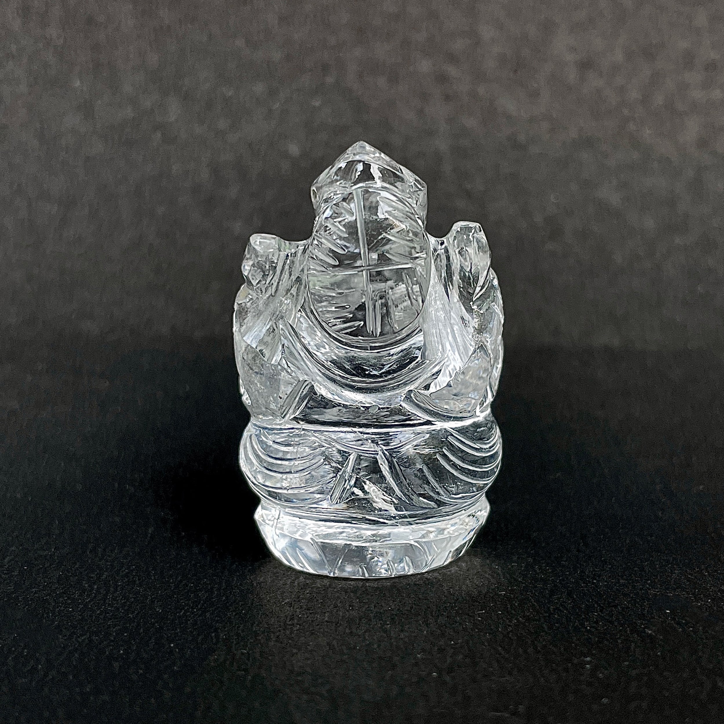 รูปเคารพพระพิฆเนศคริสตัลควอตซ์ 178.5 กะรัต สูง 4 ซม.(CST-MRT-50.)