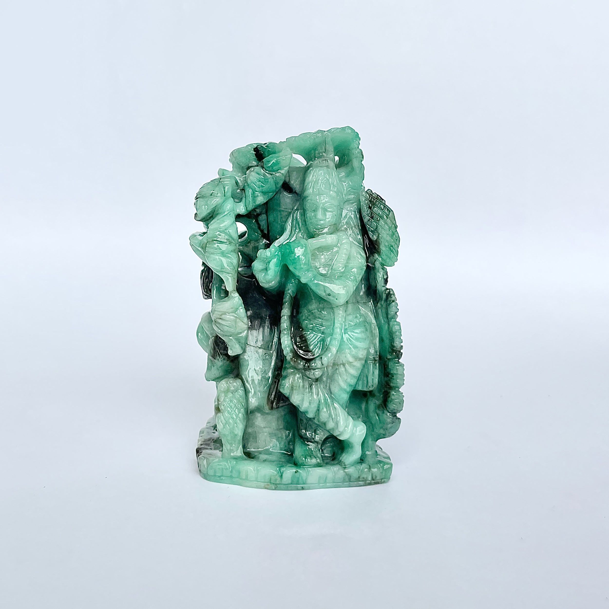 รูปเคารพพระกฤษณะมรกต 1245 กะรัต-(EMD-MRT-2.)