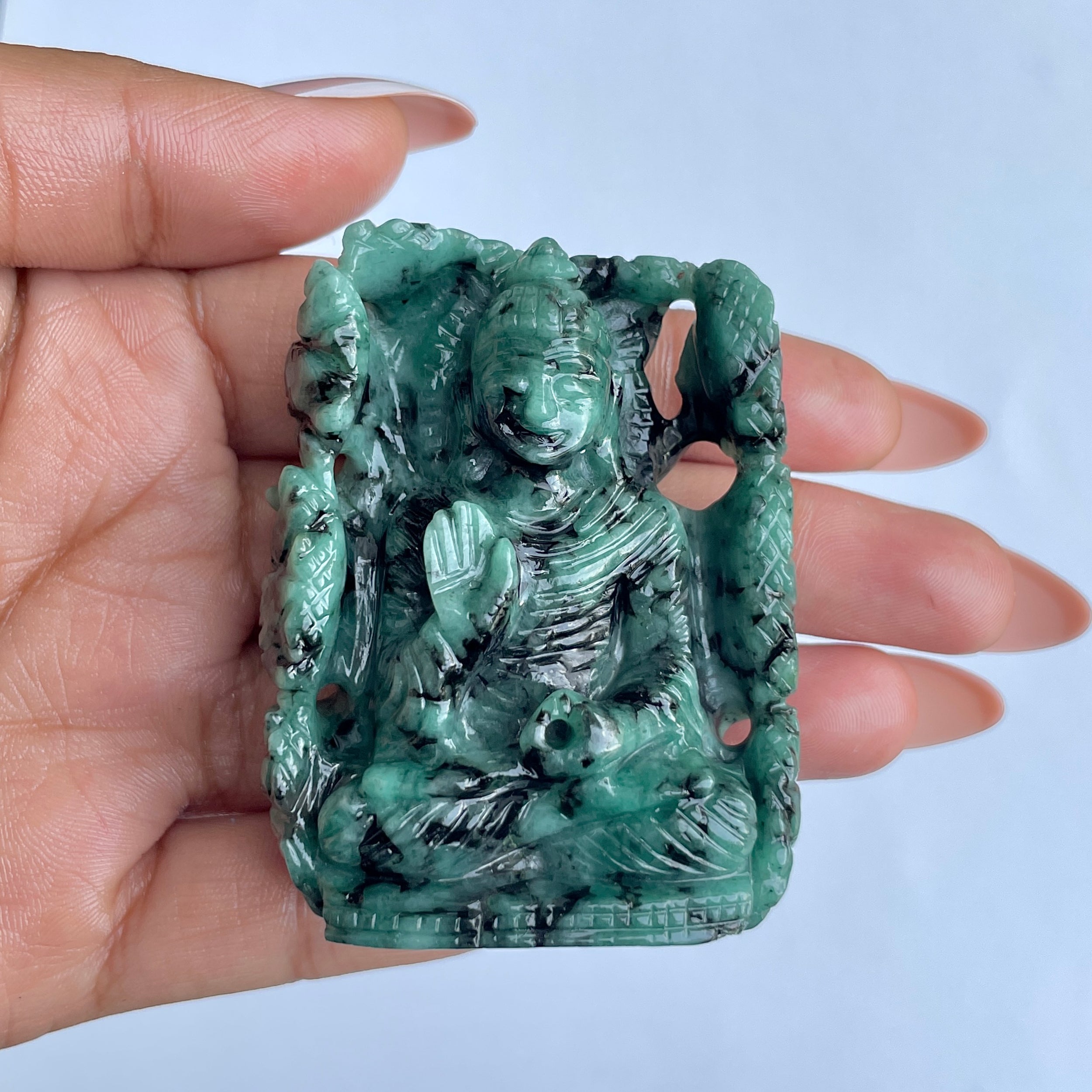 พระแก้วมรกต 455 กะรัต-(EMD-MRT-4.)