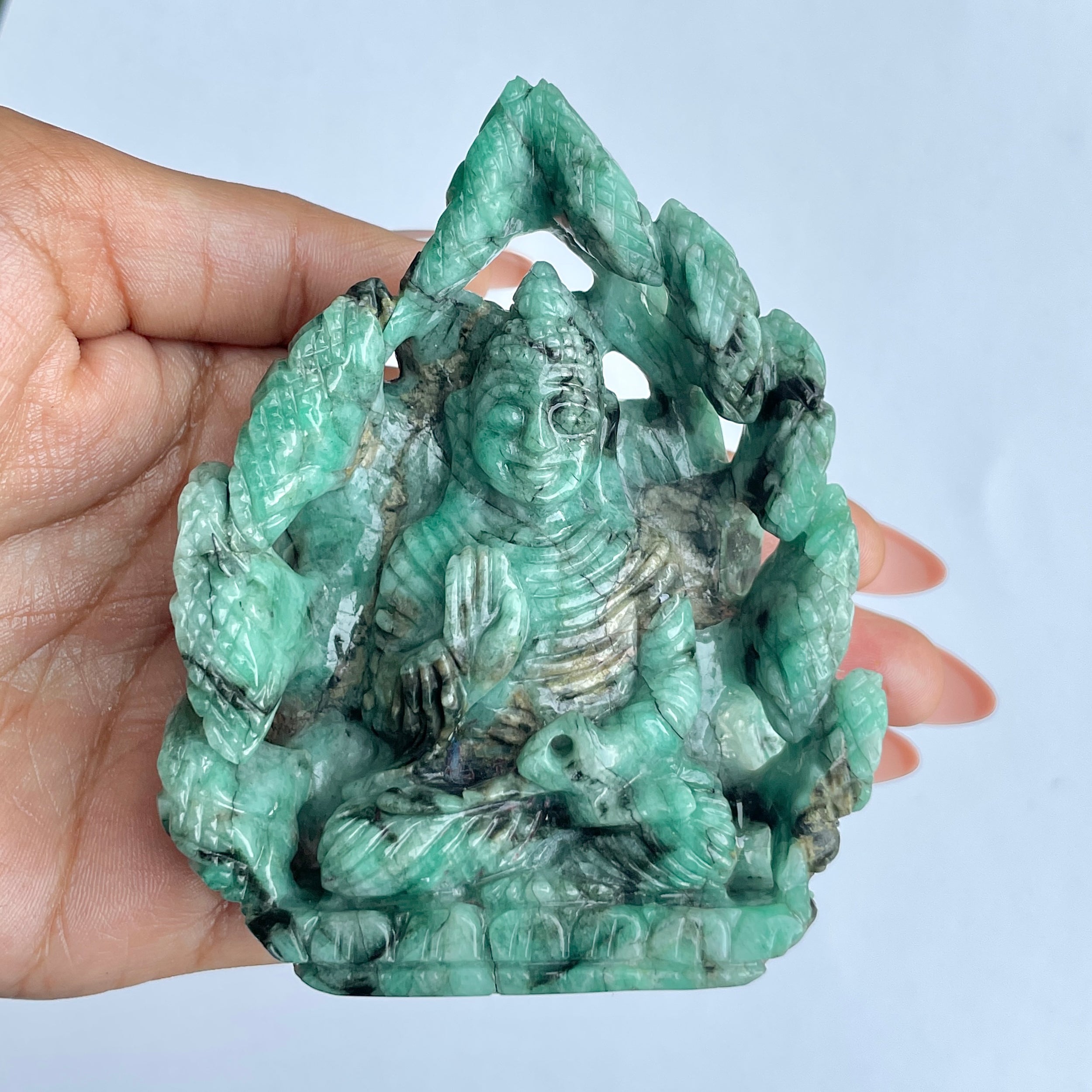 พระแก้วมรกต 1190 กะรัต-(EMD-MRT-9.)