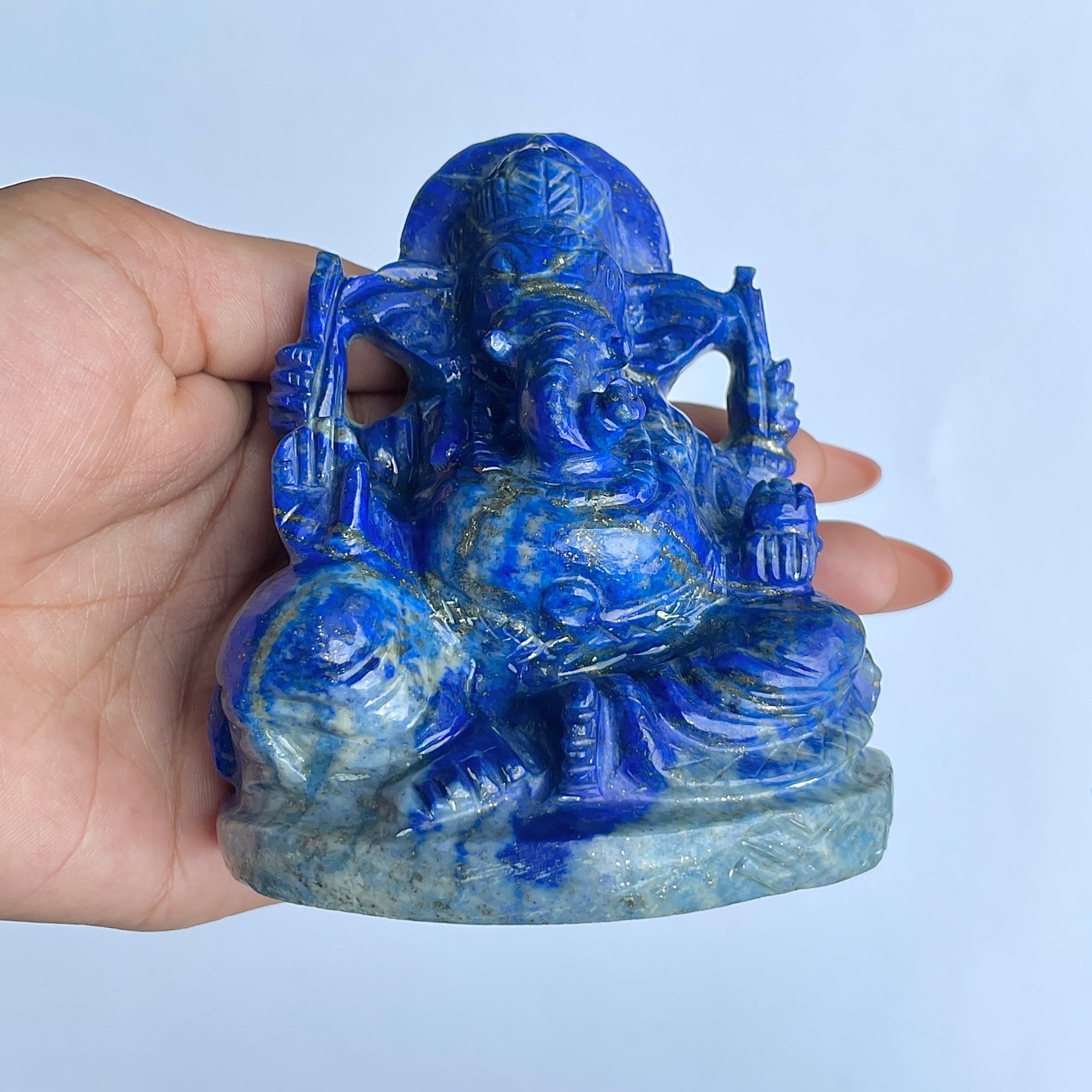 พระพิฆเนศองค์ใหญ่ น้ำหนัก 2735 กะรัต สูง 9.5 ซม.(LLP-MRT-1.)