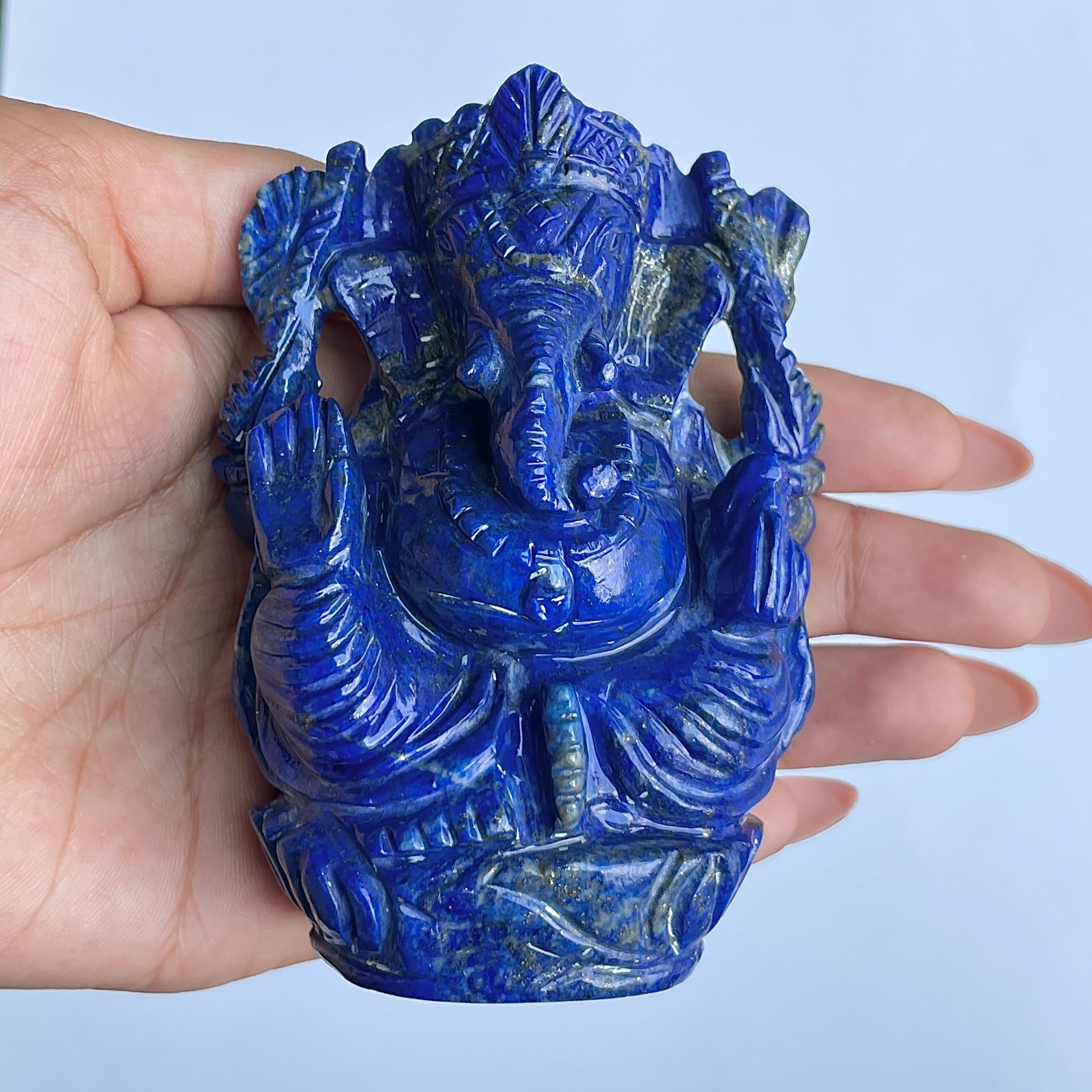 พระพิฆเนศองค์ใหญ่ 1750 กะรัต องค์สูง 9.4 ซม.(LLP-MRT-4.)