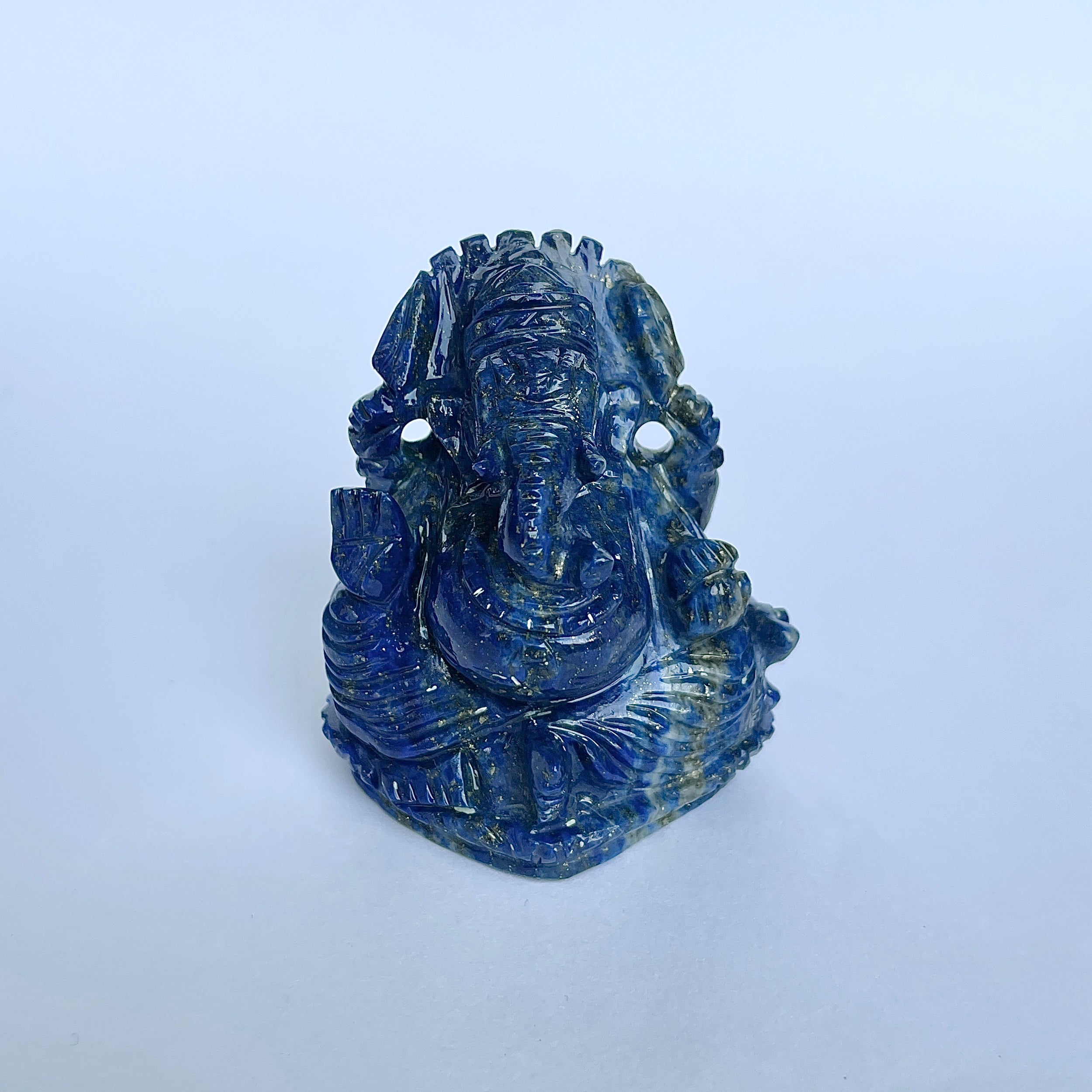 พระพิฆเนศวรลาพิสลาตัน 800 กะรัต สูง 6 ซม.(LLP-MRT-5.)