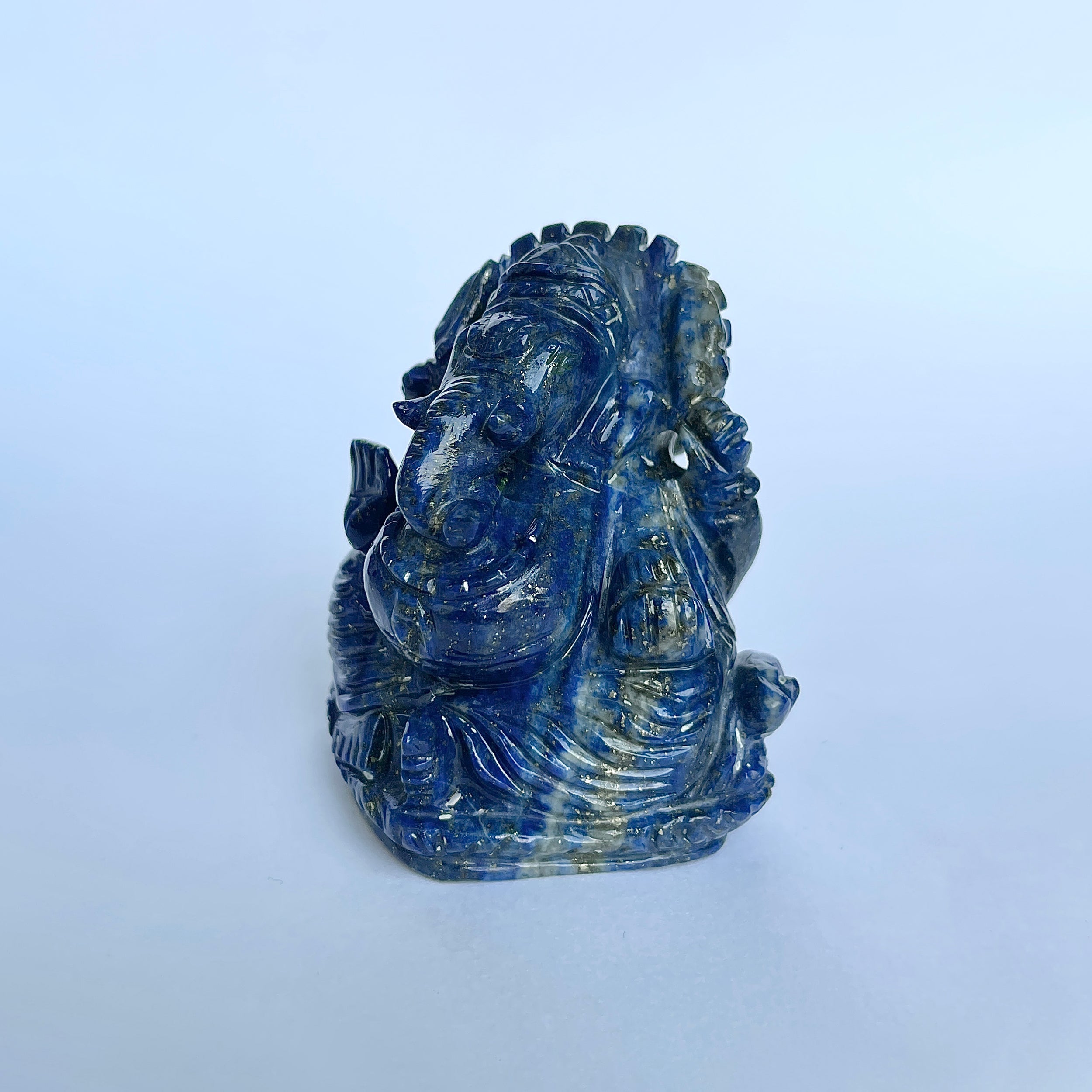 พระพิฆเนศวรลาพิสลาตัน 800 กะรัต สูง 6 ซม.(LLP-MRT-5.)