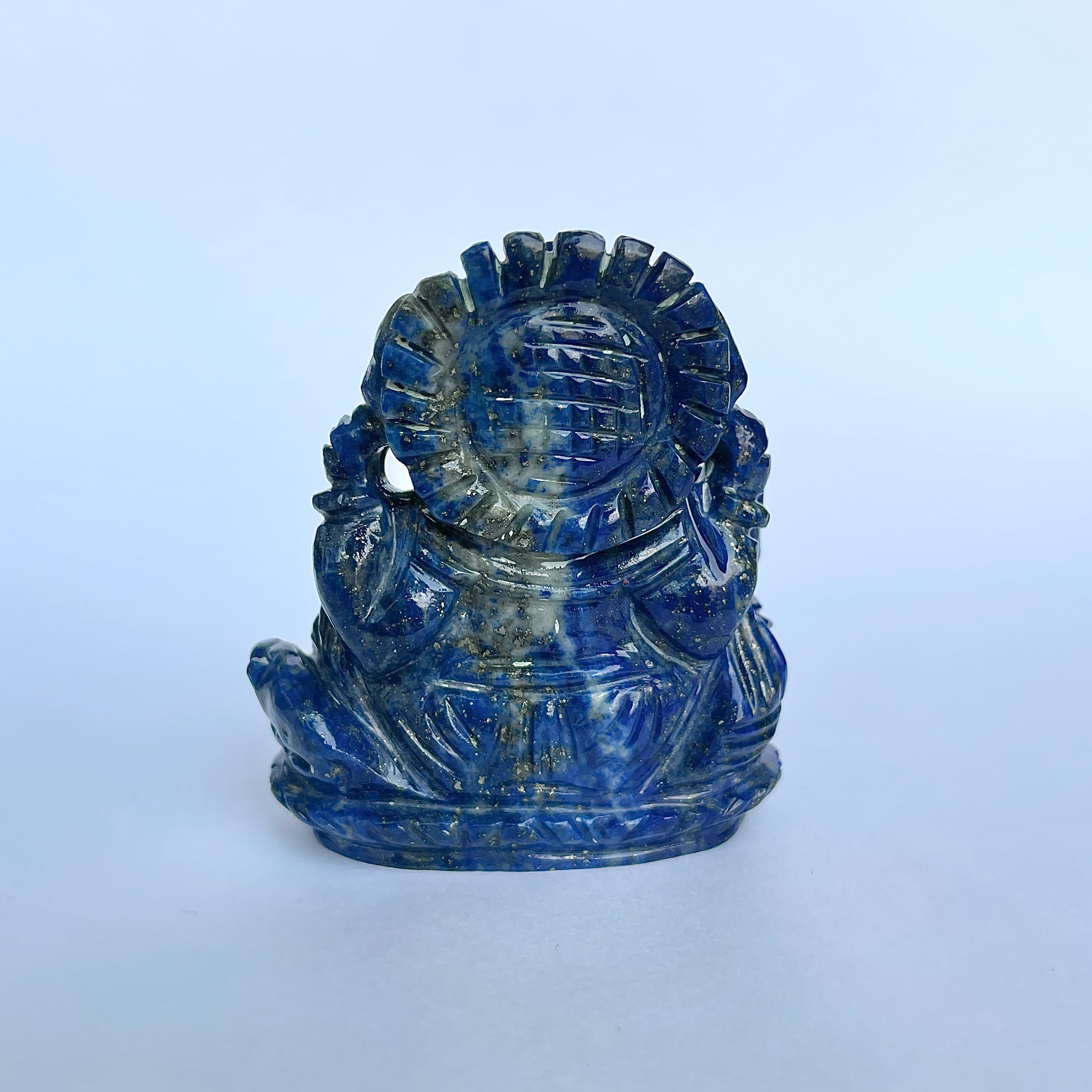 พระพิฆเนศวรลาพิสลาตัน 800 กะรัต สูง 6 ซม.(LLP-MRT-5.)