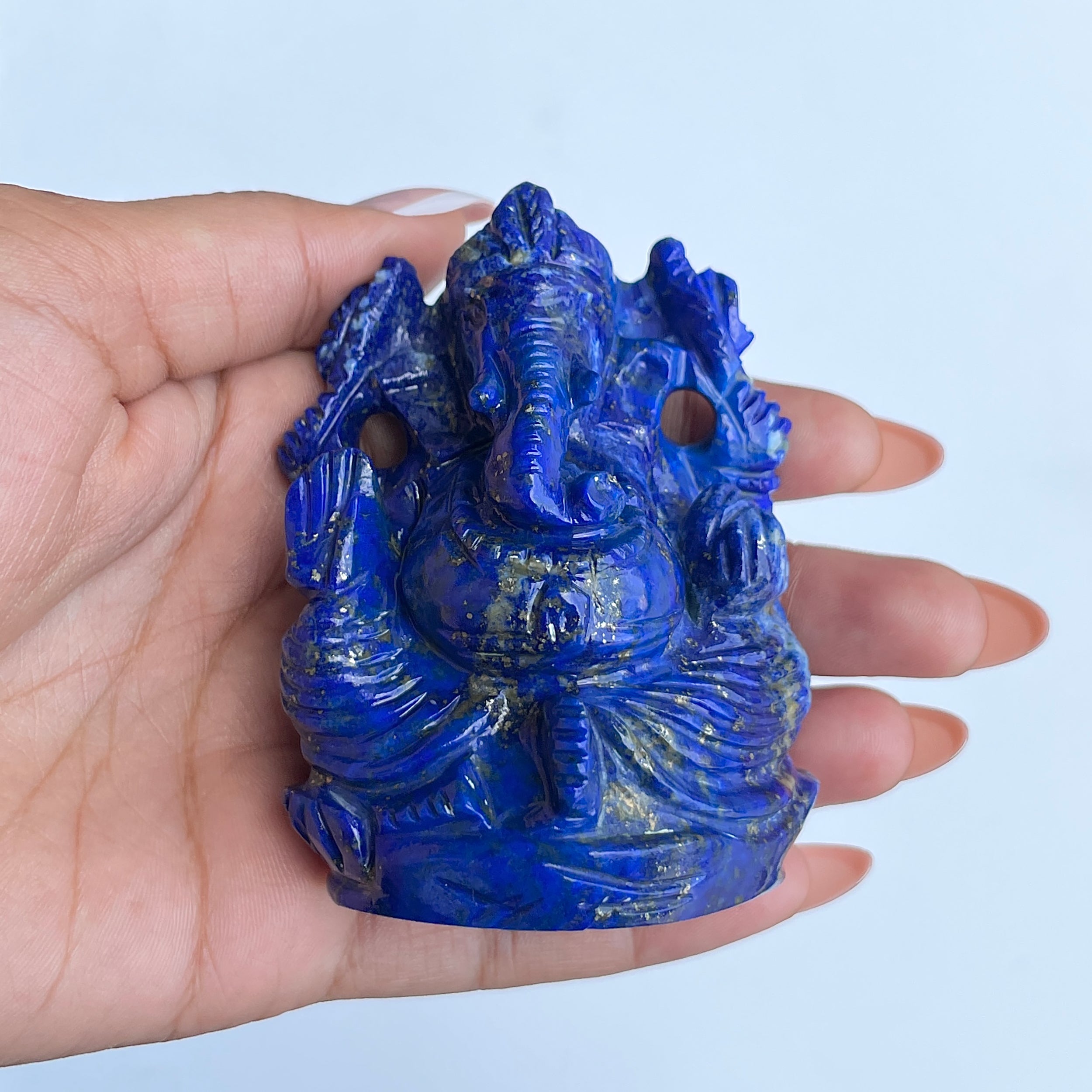 พระพิฆเนศองค์ใหญ่ 1235 กะรัต สูง 7.7 ซม.(LLP-MRT-6.)