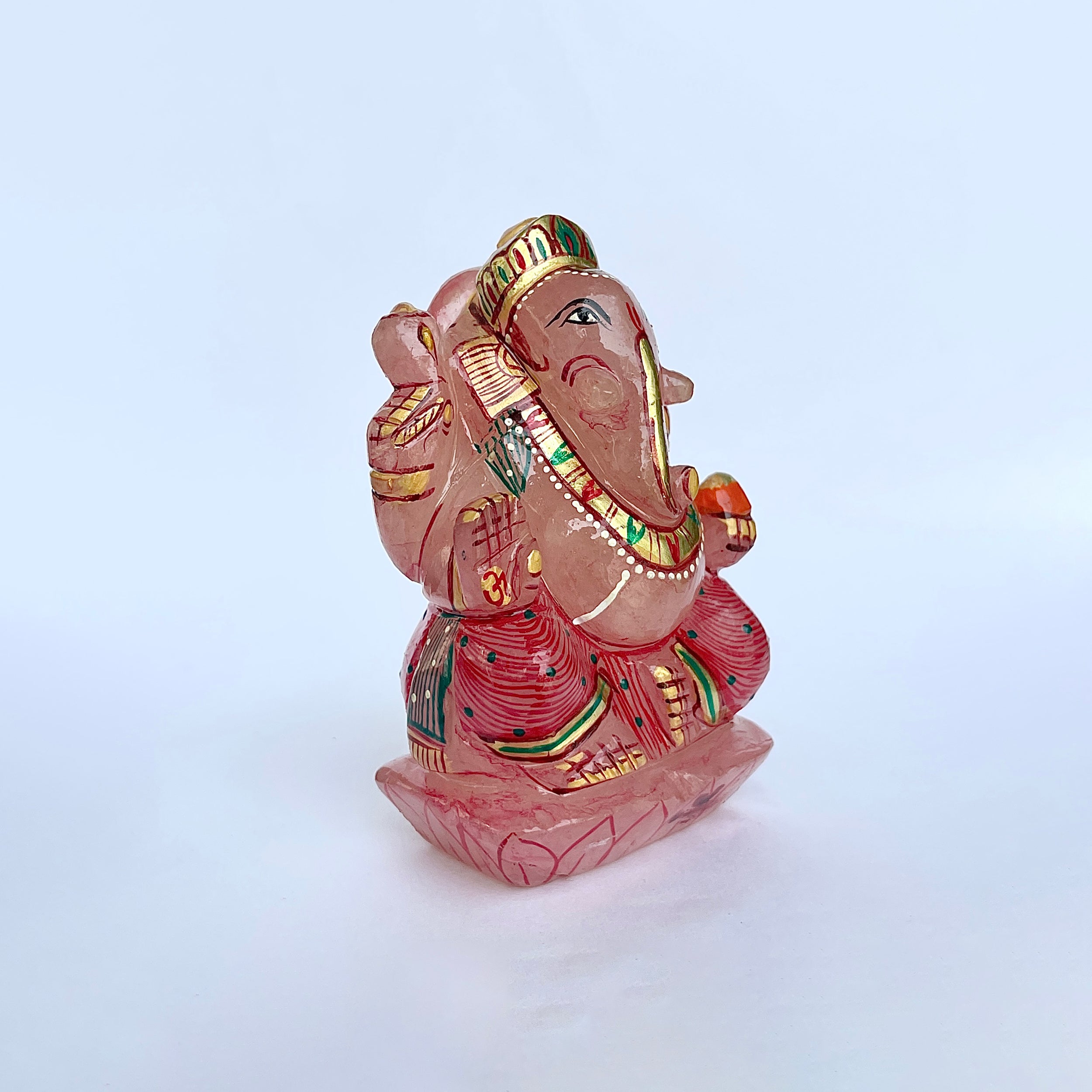 พระพิฆเนศรูปเคารพโรสควอตซ์-(RSQ-MRT-10.)