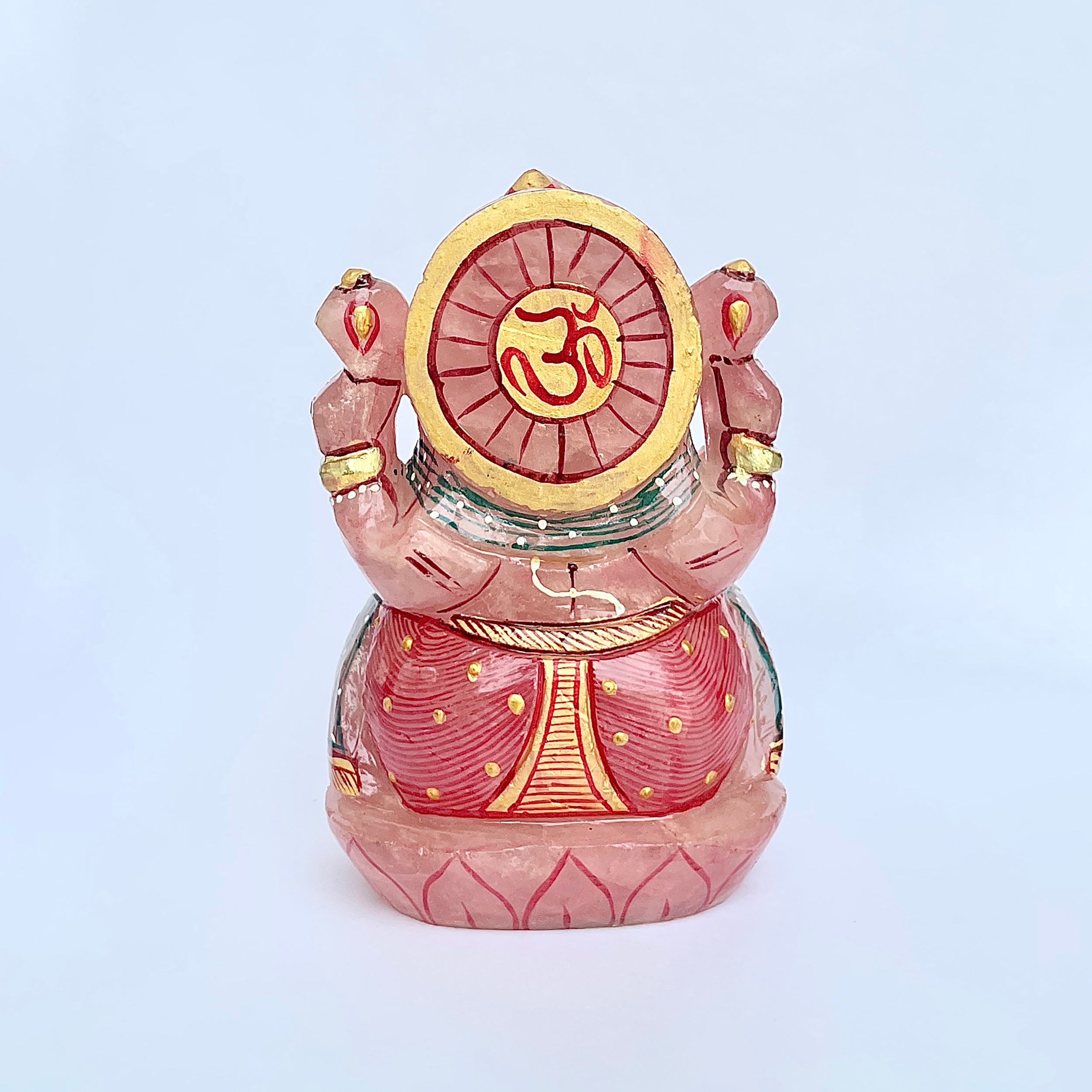 พระพิฆเนศรูปเคารพโรสควอตซ์-(RSQ-MRT-10.)