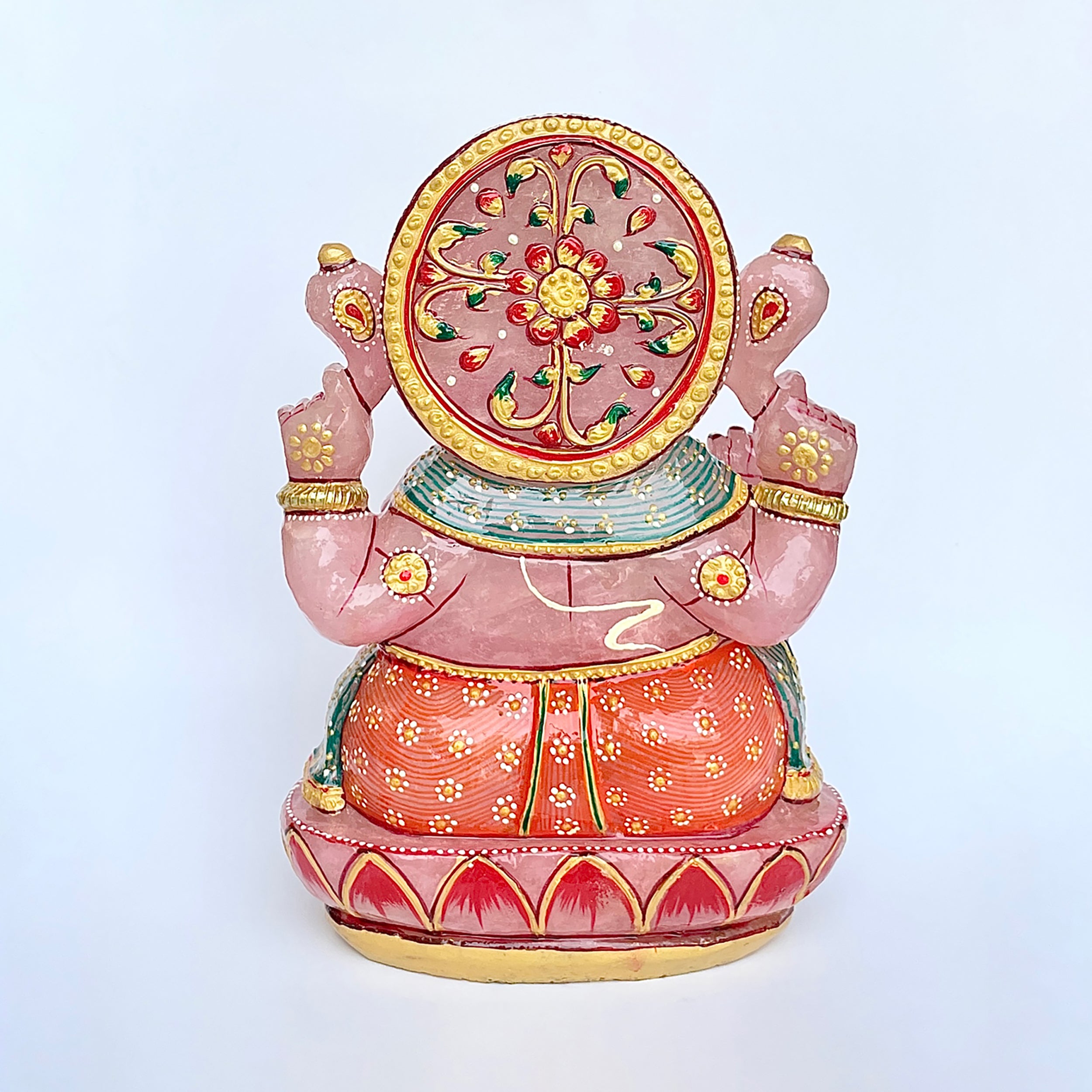 พระพิฆเนศรูปเคารพโรสควอตซ์-(RSQ-MRT-10.)